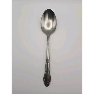 Wesley Forge WLF2 Tablespoon Stainless Steel 8 1/4" Floral Design Art Deco MCM